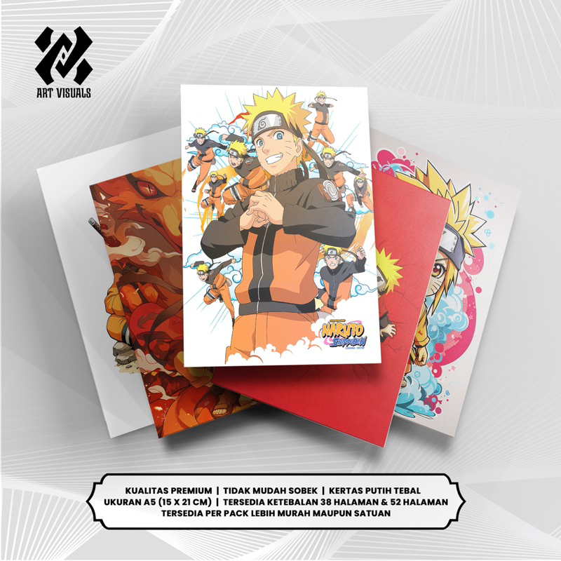 

Buku Tulis Custom Tema ANIME NARUTO Terlengkap Termurah Model Bebas Pilih Foto / Buku Tulis Sekolah / Buku Catatan