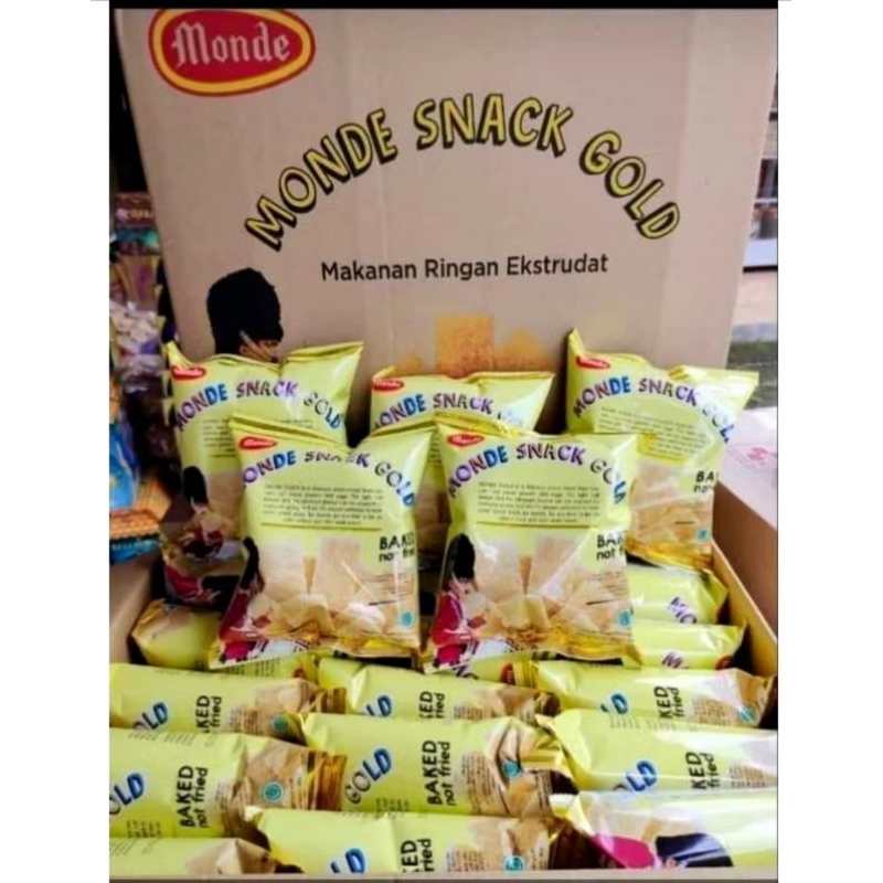 

monde snack gold 1 dus isi 45pcs x 27grm