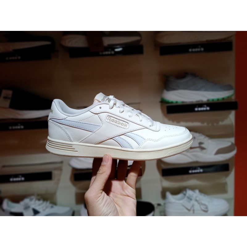 Sneakers wanita sepatu Reebok original/Reebok Court advance women's sneakers shoes -White