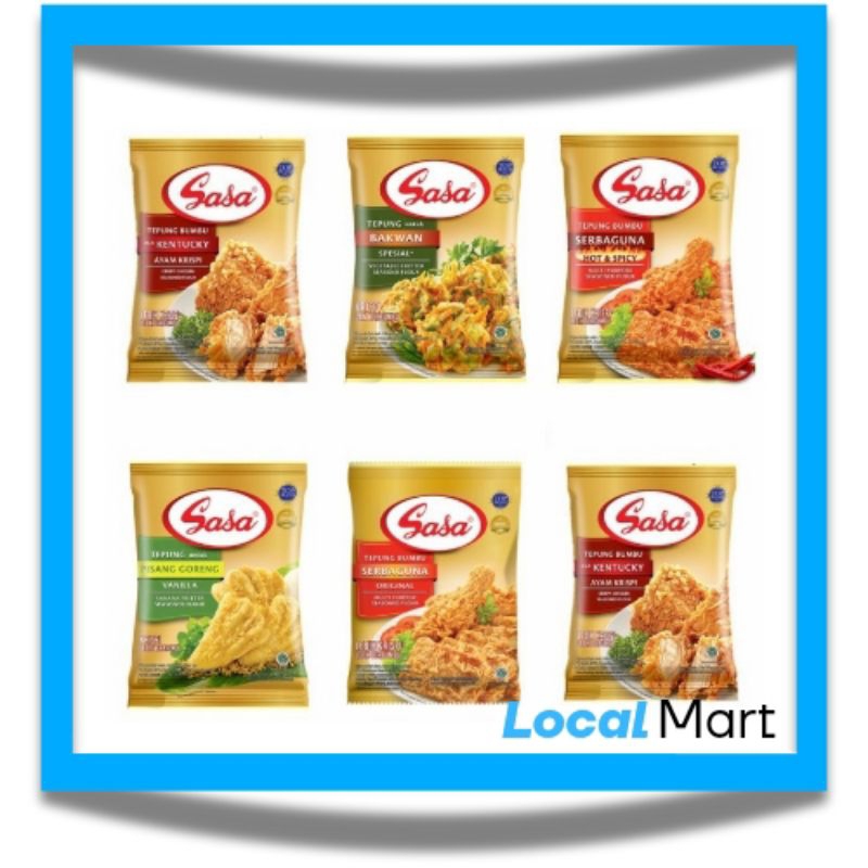 

Sasa Tepung Bumbu 70-90gr All Varian