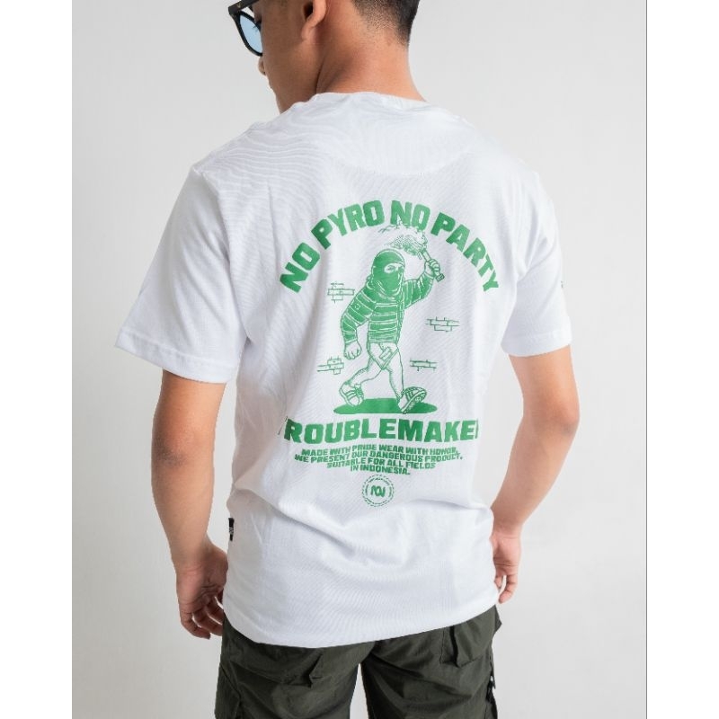 TROUBLEMAKER TEES PYRO - TSHIRT - KAOS - BAJU CASUAL