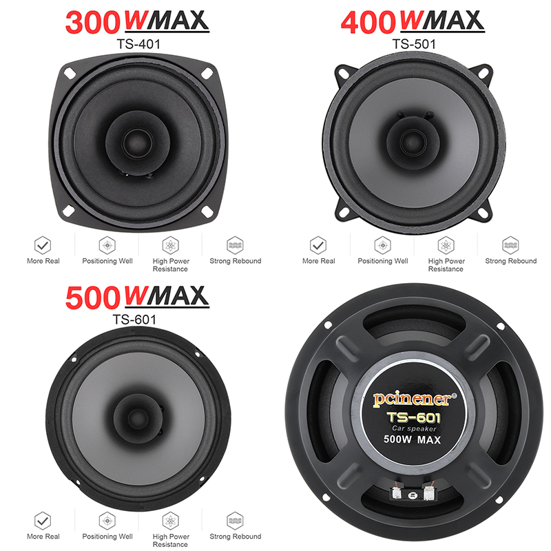 Speaker Mobil Subwoofer HiFi 4 5 6 Inch 300 400 500 Watt 1pcs