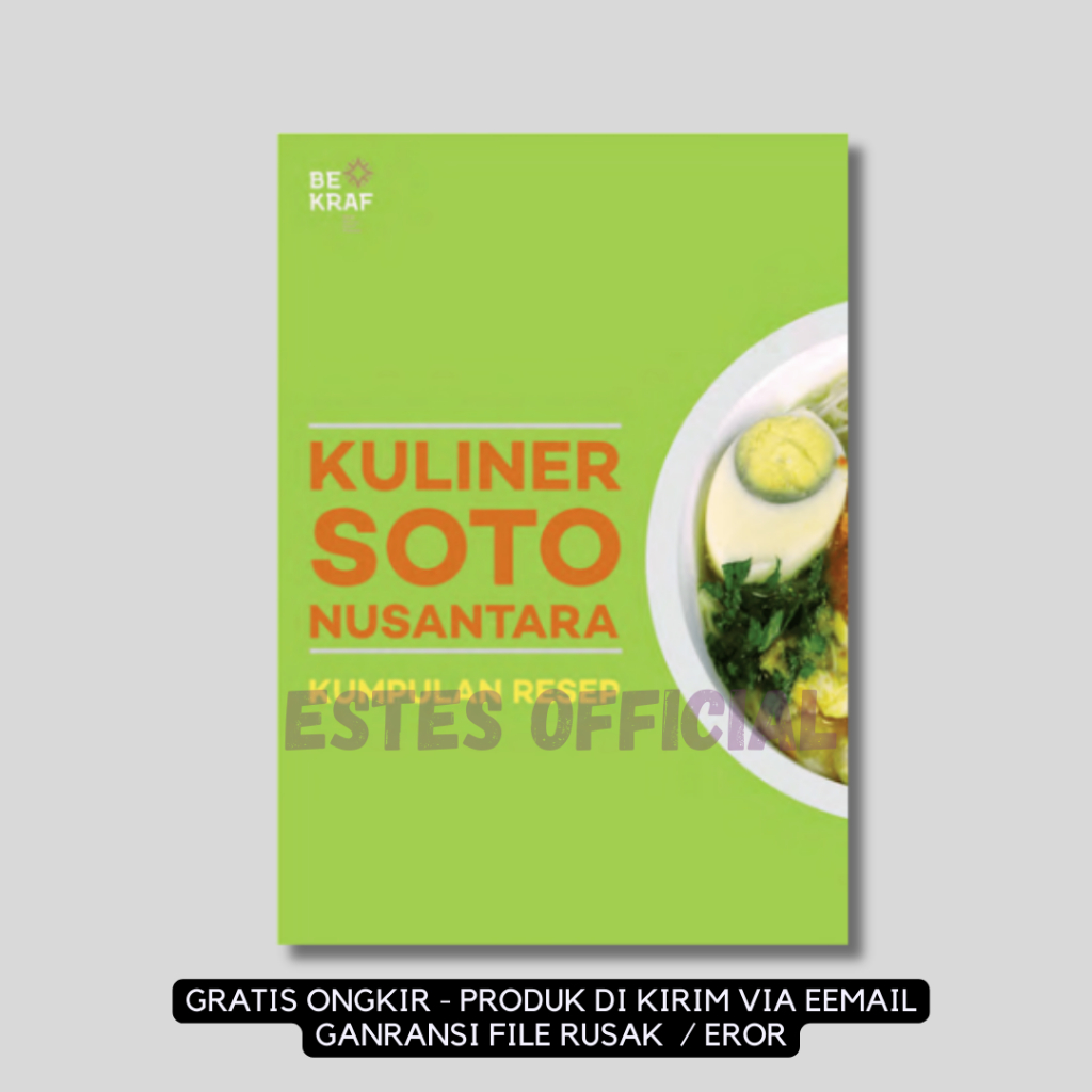 

[ ID3118 ] Kuliner Soto Nusantara - Kumpulan Resep