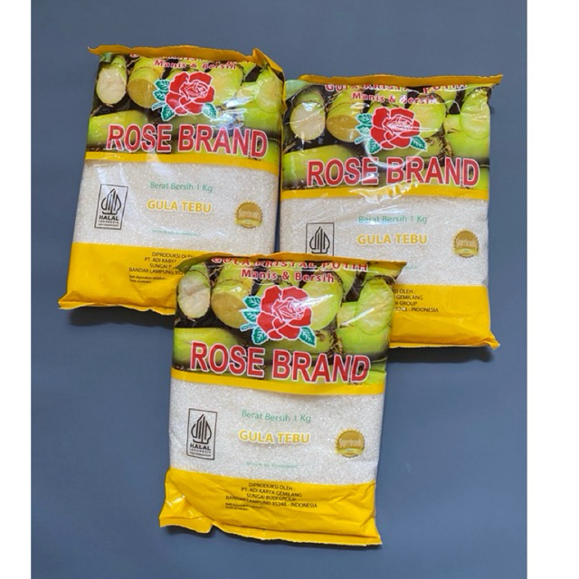 

GULA PASIR 1 KILO ROSE BRAND PREMIUM KUNING DAN HIJAU