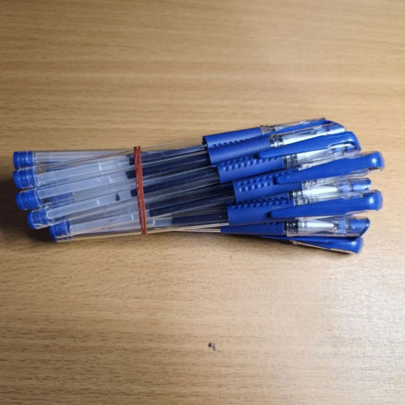 

Pulpen Gel 0.5 mm / Alat Tulis / Perlengkapan Sekolah / Pulpen Biru / Bolpoin