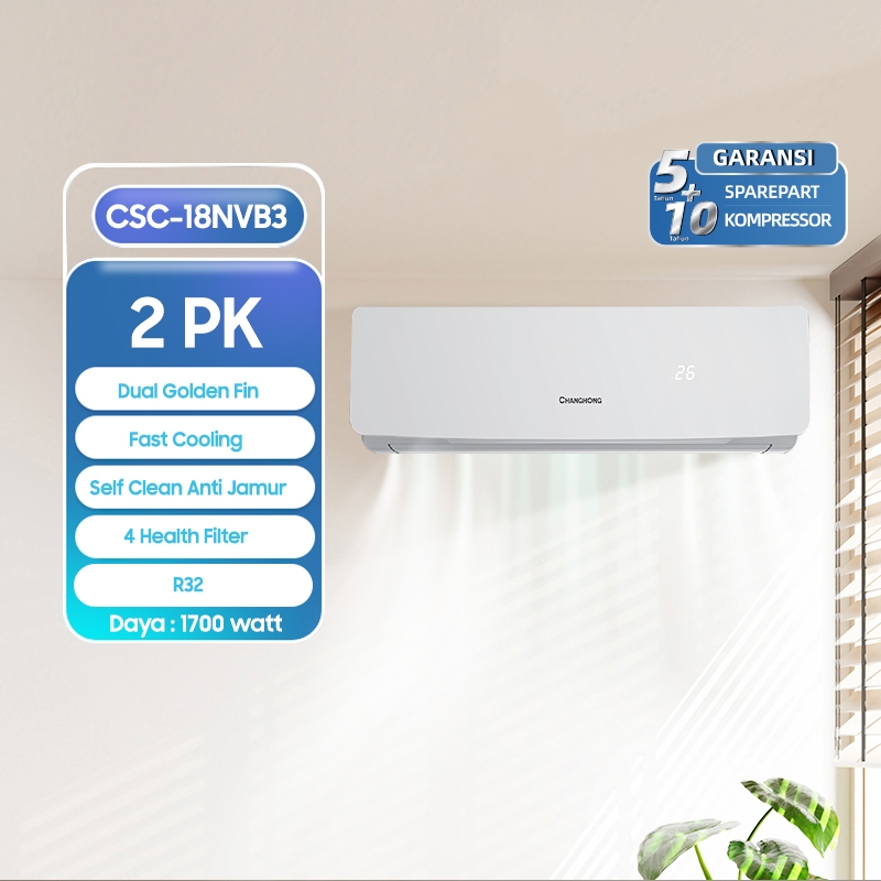AC Splitwall Changhong 2 PK CSC-18NVB Unit Only