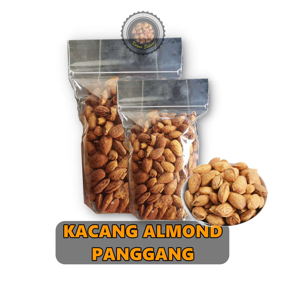 

Kacang Almond Panggang 1kg | sudah matang | almond susu | almond karamel