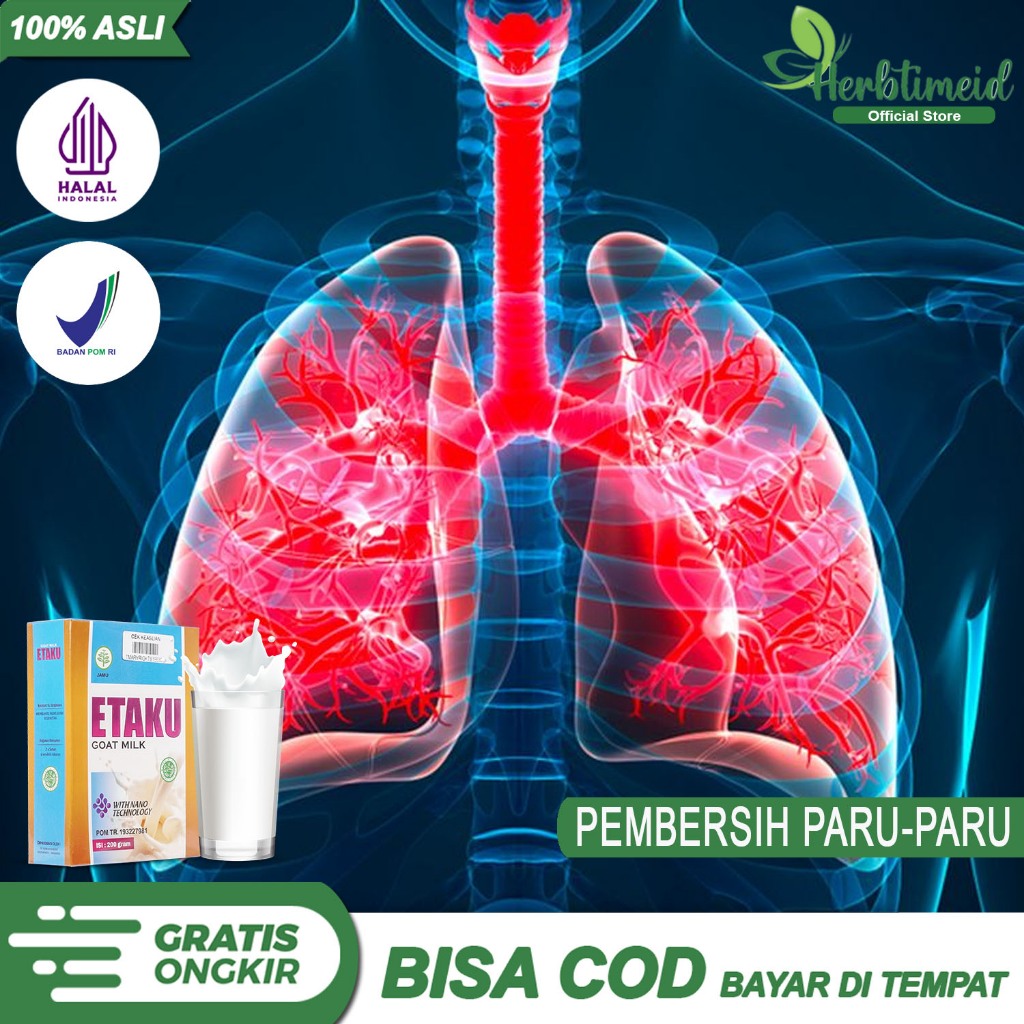 

Susu Pembersih Paru-Paru, Flek Paru-Paru, Paru-Paru Kotor Perokok, Paru-Paru Basah - Asma - Etaku Goat Milk