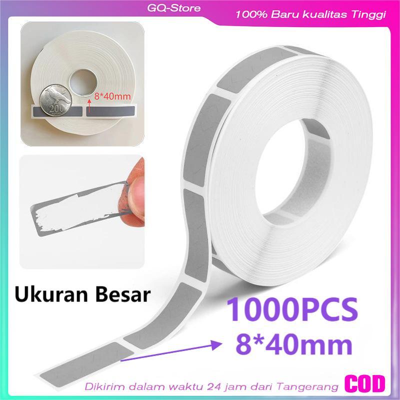 

Isi 1000 8X40mm Stiker Penutup Voucher Scratch/Scratch Off Label Gosok Penutup Sticker Gosok PIN