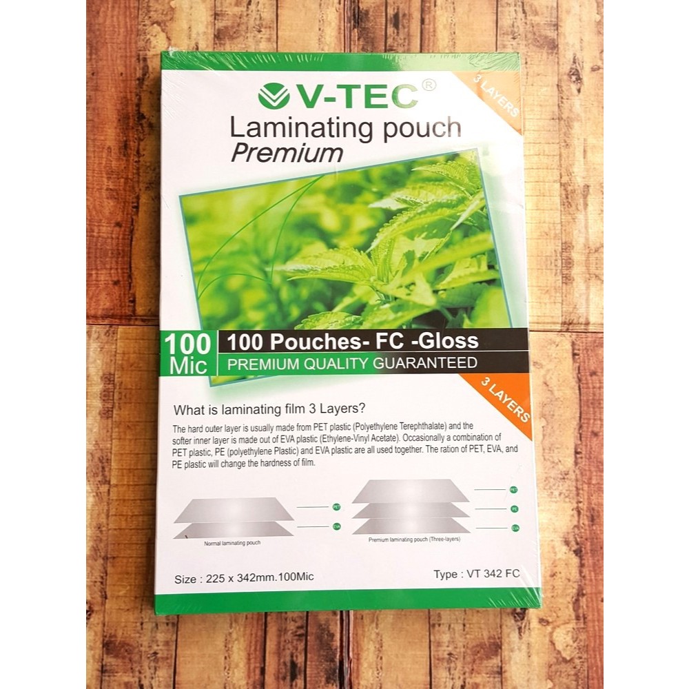 

Plastik / Mika Laminating V-Tec Folio