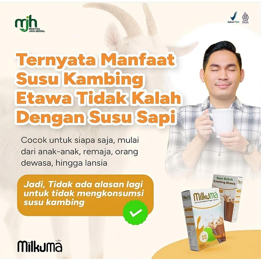 

MILKUMA Susu Kambing Etawa + Gula aren 100% Original