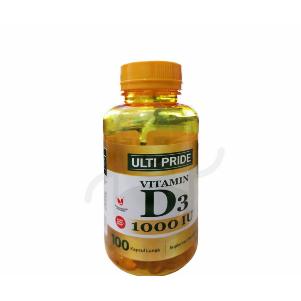 [SIAP KIRIM] ULTI PRIDE VITAMIN D3 1000 IU 100 KAPSUL