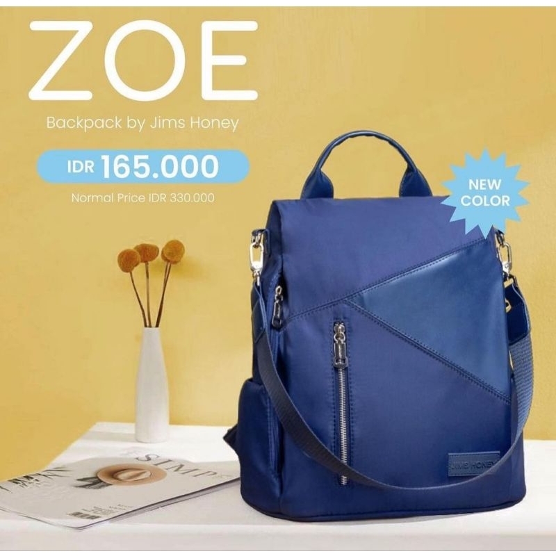 HARGA PROMO FREE ONGKIR TAS RANSEL JIMSHONEY JH ZOE BACKPACK BAGPACK MURAH ORI PARASUT WATERPROOF ZO