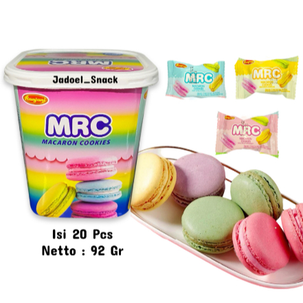 

Macaron Cookies MRC 20 X 4.6 Gr Rasa Vanilla by Jadoel_Snack