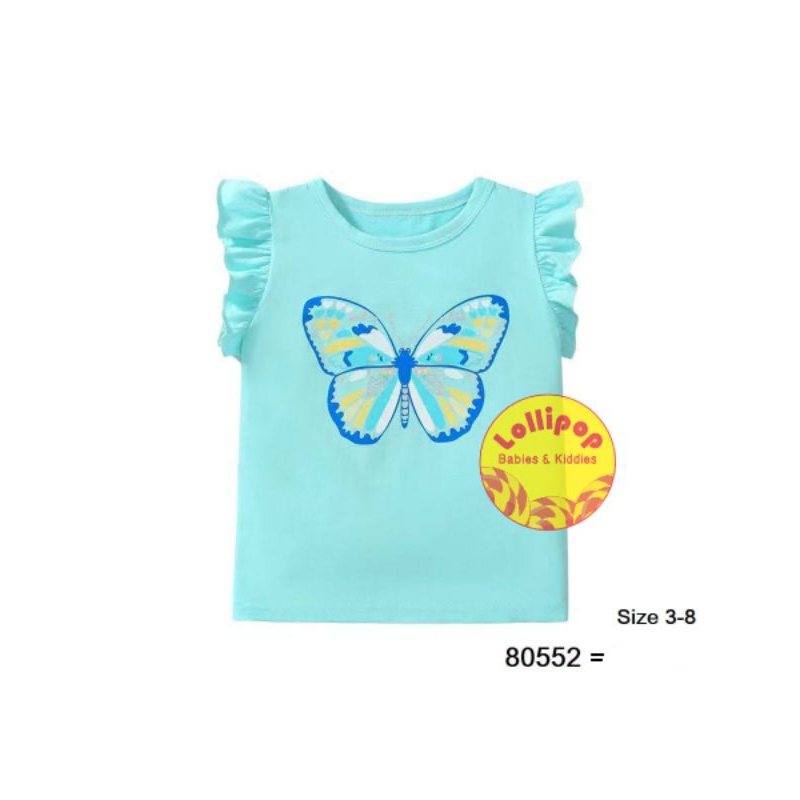 Kaos - Kaos Anak Cewek Butterfly