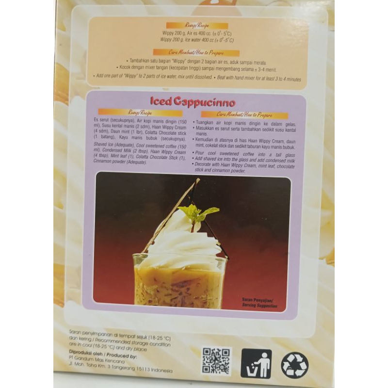 

Haan wippy cream 200g