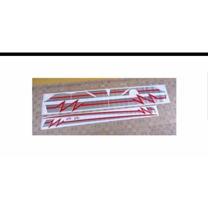 List Lis body Stiker sticker body Katana blitz 1990 1991 1992