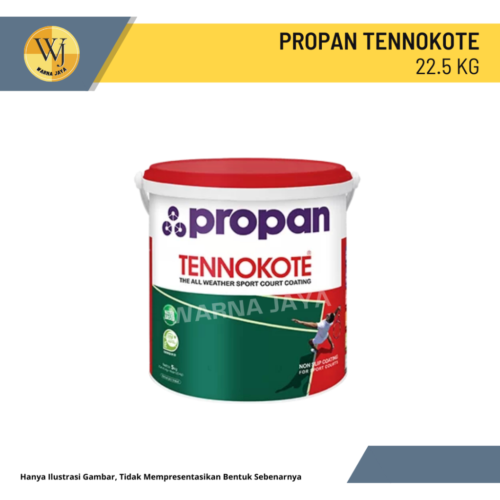 Cat Propan Tennokote 25 Kg / Cat Lapangan Olahraga / Caport / Taman