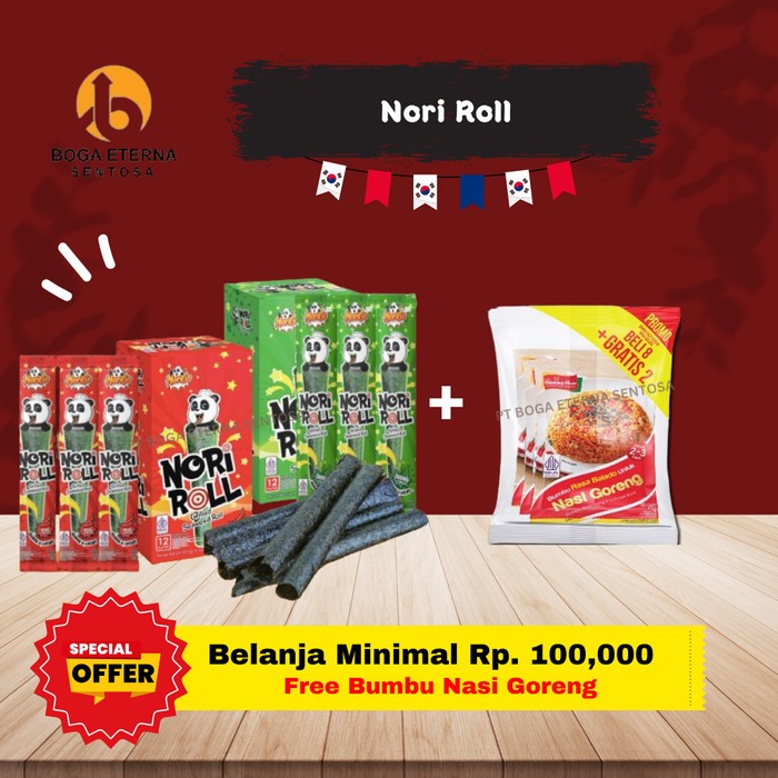 

RB Nori Roll 1 BOX ISI 12 PCS HALAL (PROMO!)