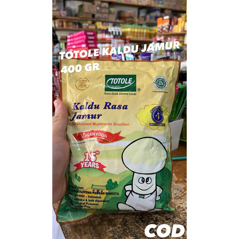 

TOTOLE KALDU JAMUR 400 GR / PERASA JAMUR / TOTOLE JAMUR
