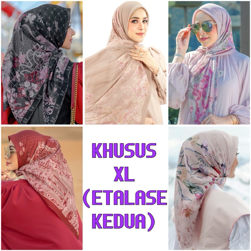 Buttonscarves Ederra TDP Voal Square, Khusus size XL/ Syar'i NWT -etalase kedua-