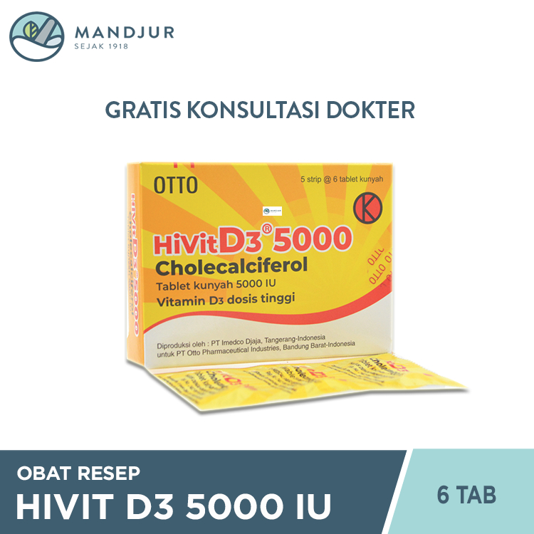 HiVit D3 5000 IU 6 Tablet