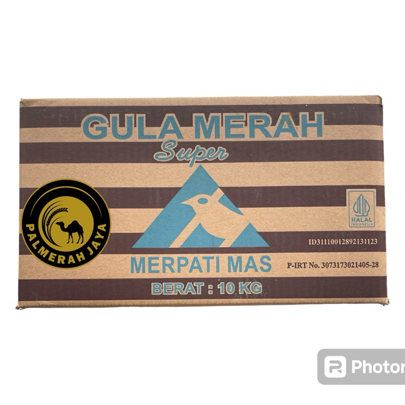 

Gula Merah Super cap Merpati Mas 10kg Khusus Ekspedisi