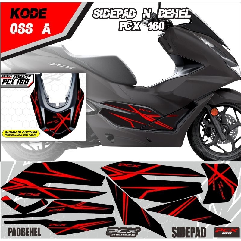 <COD> STIKER PCX 160 SIDEPAD PLUS BEHEL TAHUN 2021 SAMPAI 2024