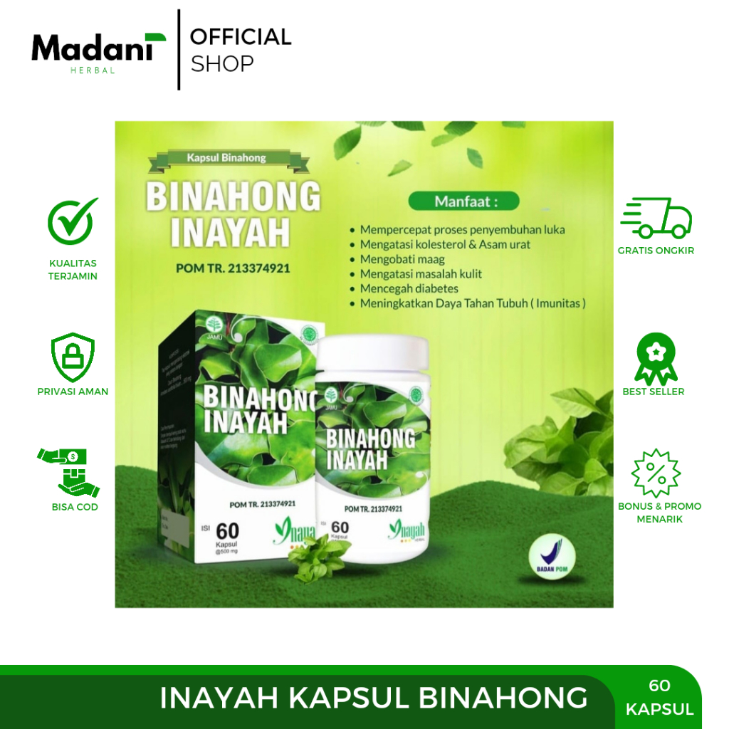 

Kapsul Binahong Inayah Original