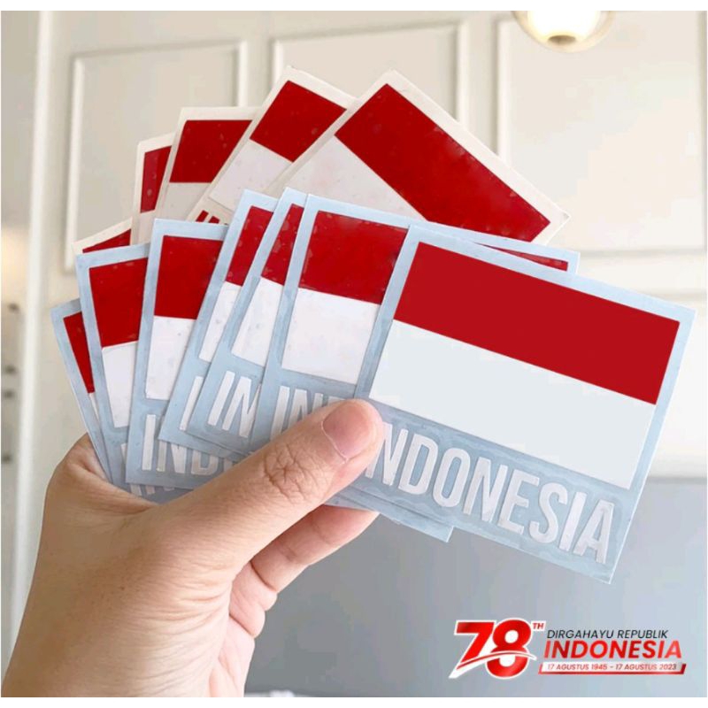 

sticker kemerdekaan STICKER BENDERA RI sticker indonesia