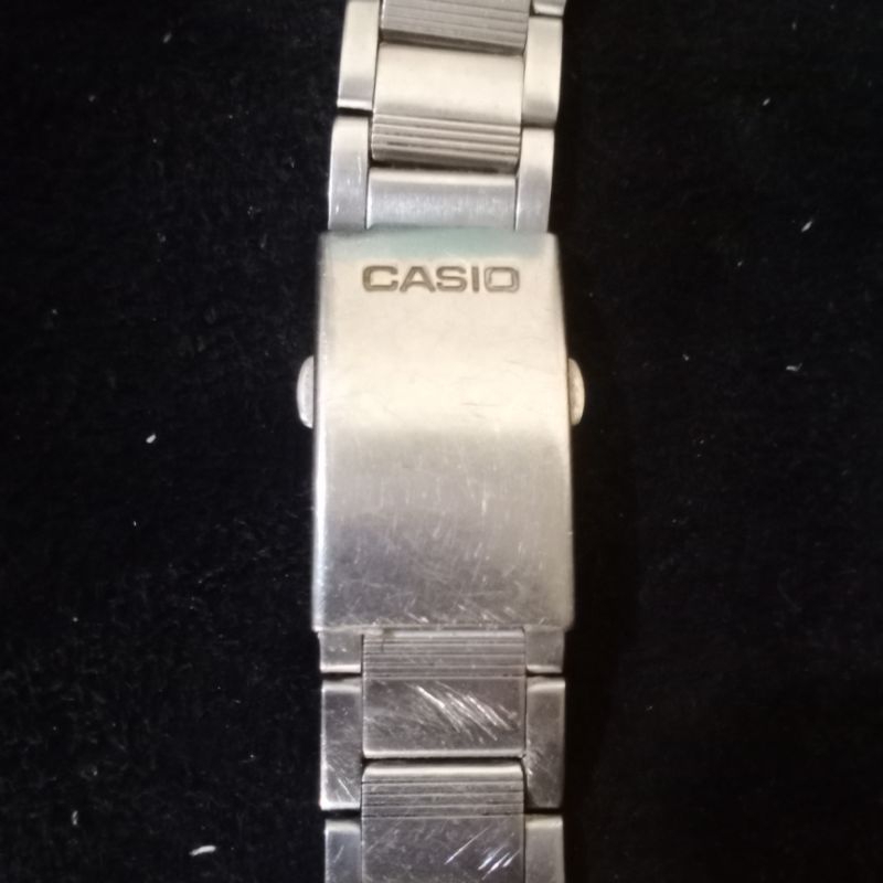 rantai jam Casio bekas stainless steel ada minus