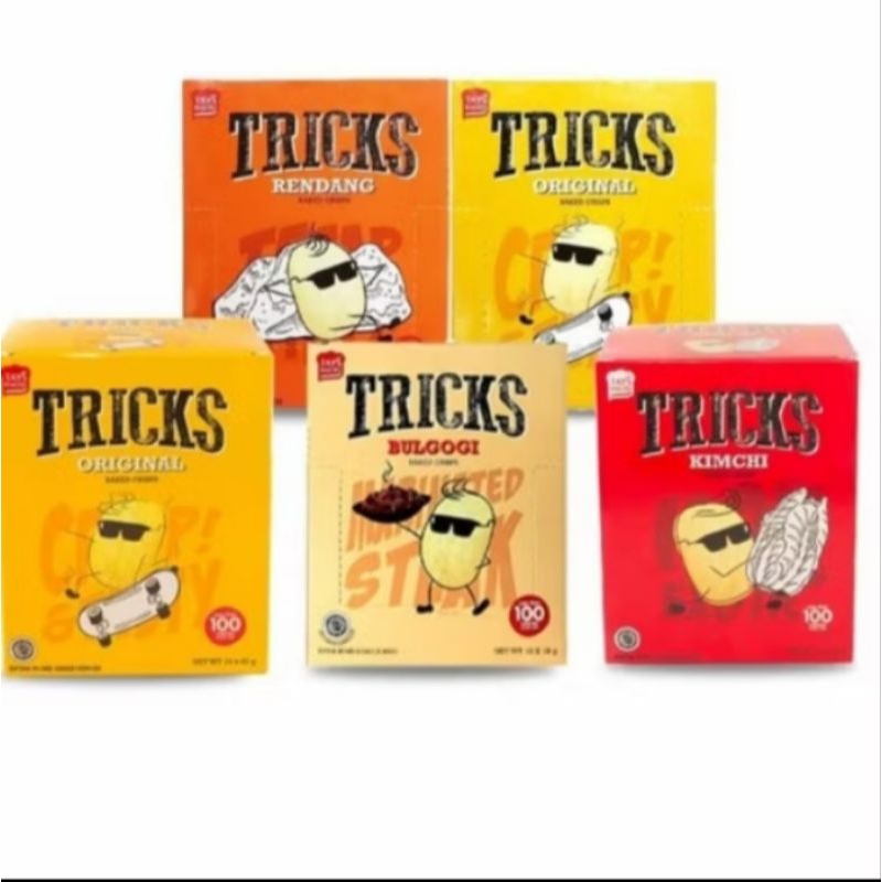 

Tricks Baked Crips Potato Aneka Rasa @11 pcs x 12gr