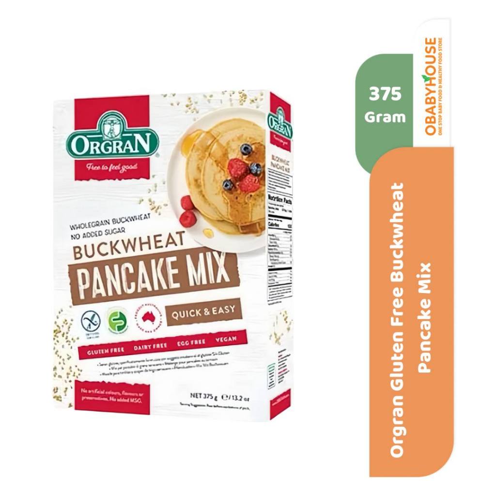 

Orgran Gluten Free Buckwheat Pancake Mix 375 gr