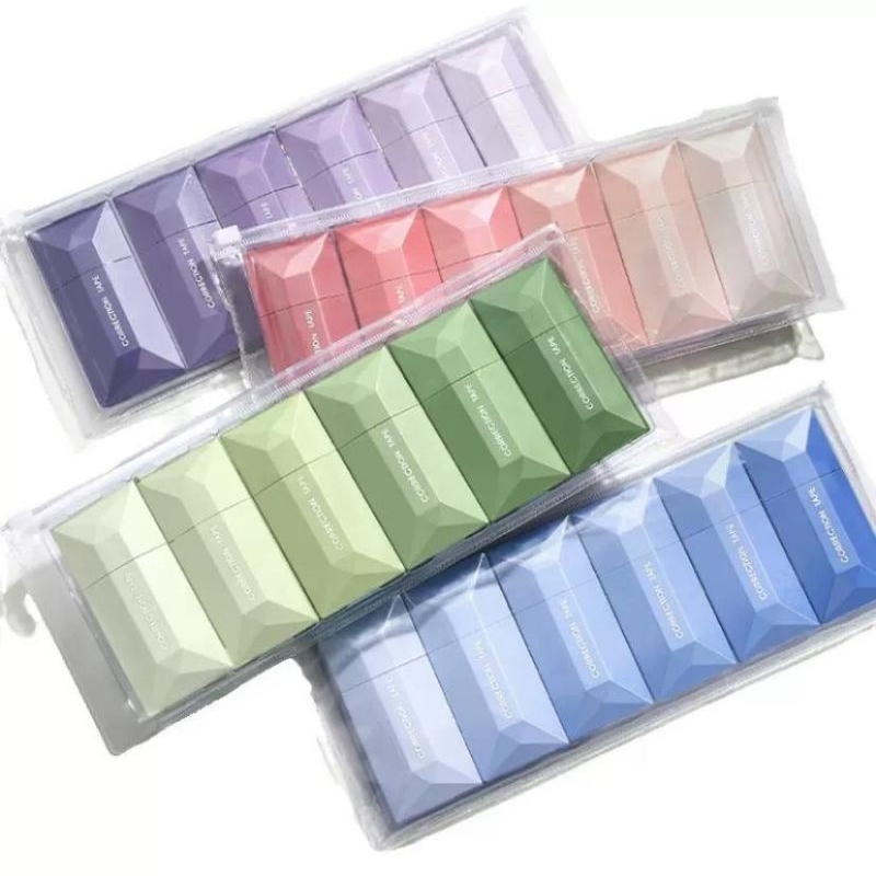 

COR02001 - Set Tip-Ex Kertas Correction Pen Penghapus Pulpen Pastel (6 Pcs)