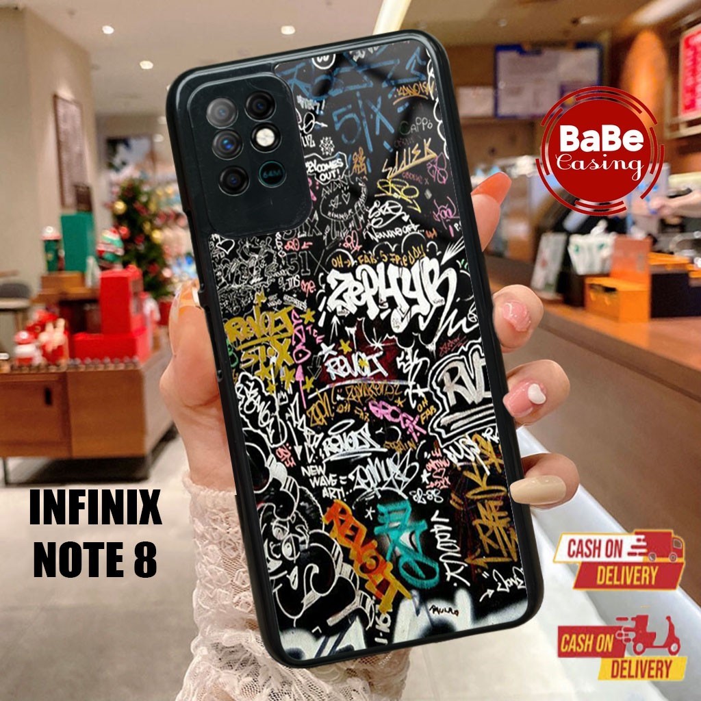 Case Infinix Note 8 Casing Terlaris Grafity Casing Infinix Note 8 Hardcase Sofcase Premium Glosy