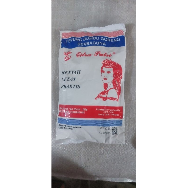 

Tepung Putri 250g/Tepung Bumbu Goreng Serbaguna