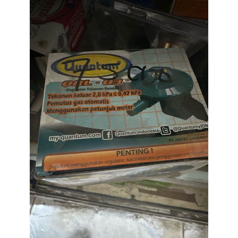 REGULATOR QUANTUM METERAN/Regulator + Meter Gas LPG / Safety Regulator