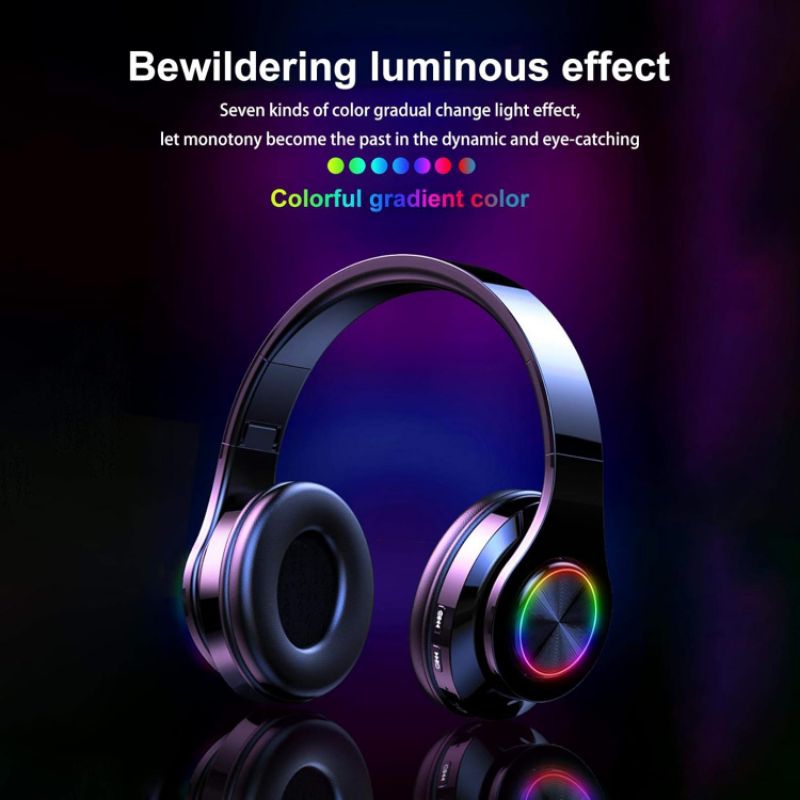 Headset Gaming With Mic Stereo Bisa Kabel Bisa Wireless | Headset Bluetooth