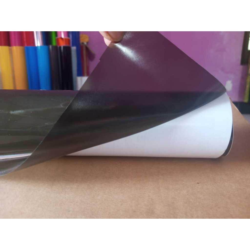 skotlet hitam transparan skotlet motor mobil sticker aquarium 50X45CM