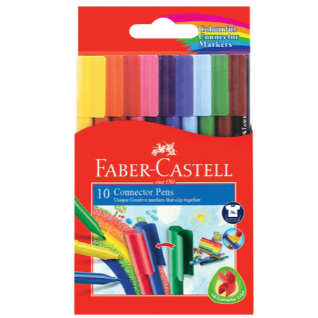 

FABER CASTELL - 10 Warna Spidol Connector Pen