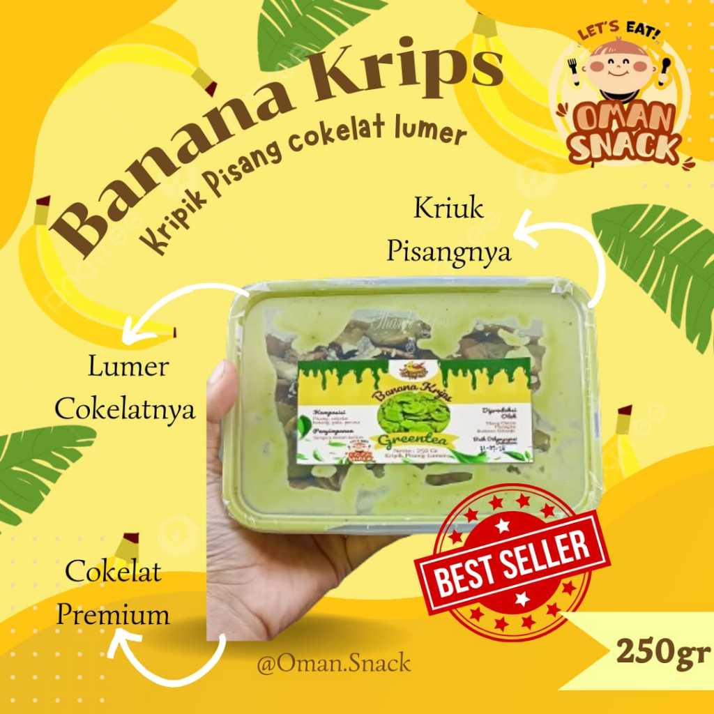 

[PREMIUM] KRIPIK PISANG LUMER CEMILAN BANANA KRIPS 750ML 250GRM