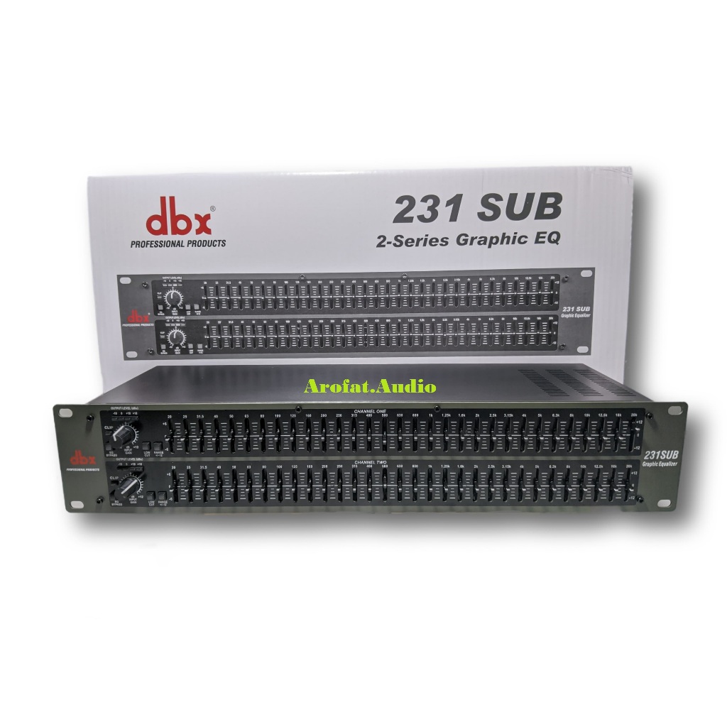 EQUALIZER DBX 231 SUB/EQUALISER DBX 231 SUBWOOFER