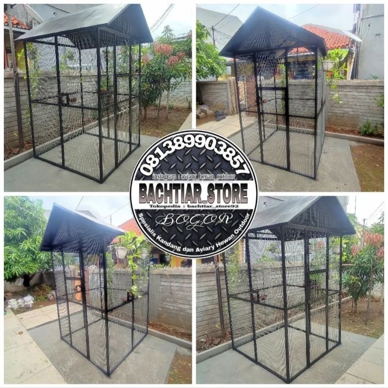 KANDANG AVIARI BURUNG KUCING REPTIL UNGGAS OUTDOOR