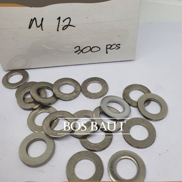 Ring Plat Stainless Steel SS304 - Washer Plat Stainless M12