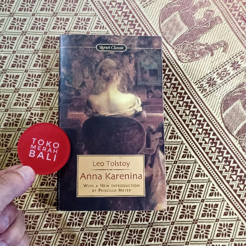 Novel Anna Karenina by Lev Tolstoy, buku sastra Rusia klasik original Leo Tolstoi