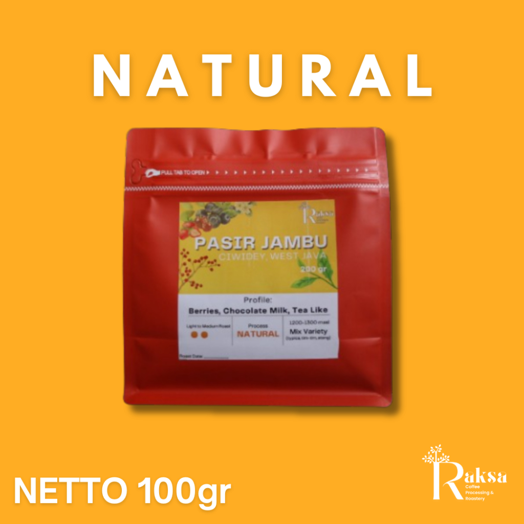 

Raksa - Kopi Filter Arabika Pasir Jambu Ciwidey Roasted - Grade 1 - Proses Natural - 100gr