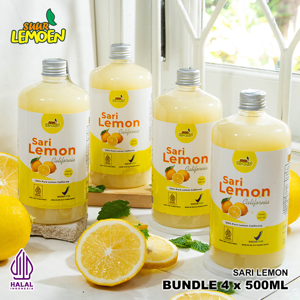 

Suur Lemoen - Sari Lemon Murni Paket Hemat 2 Liter