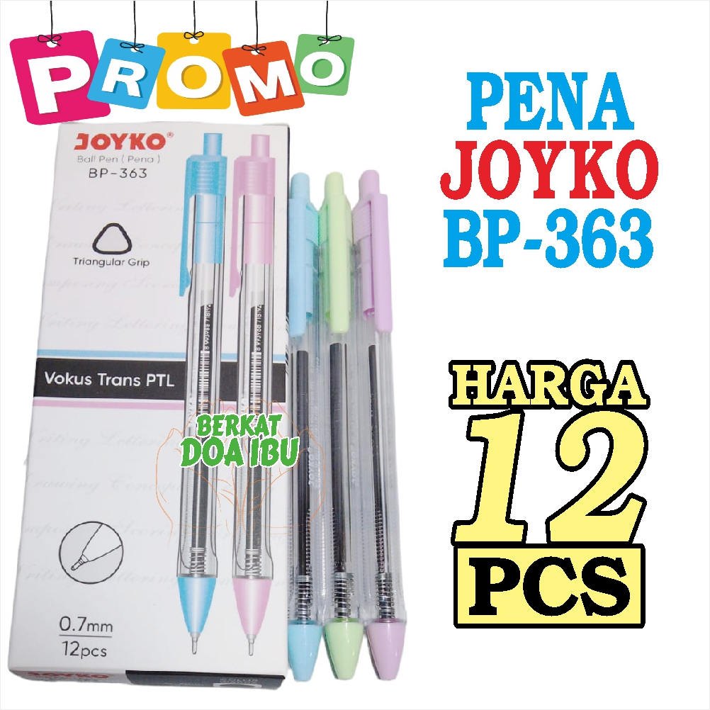 

PULPEN JOYKO PENA JEL 0.7mm BP-363 BOLPOIN PENA Harga MURAH UNTUK PENA JEL OIL PEN