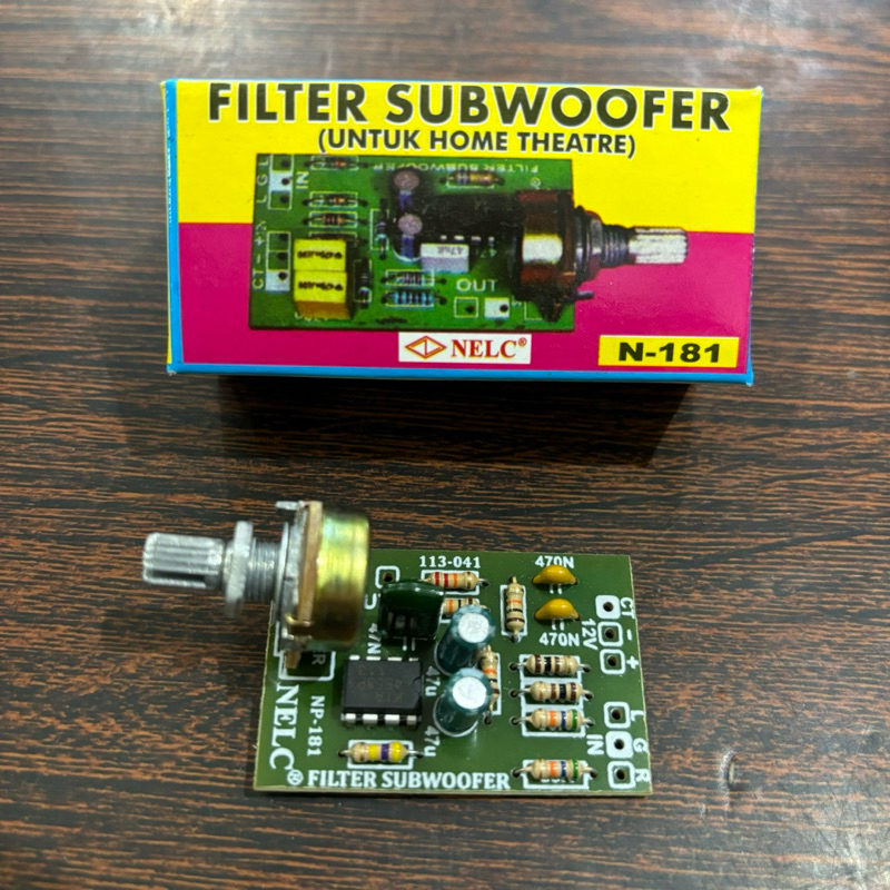 Kit FILTER SUBWOOFER (Untuk Home Theatre) NELC N-181