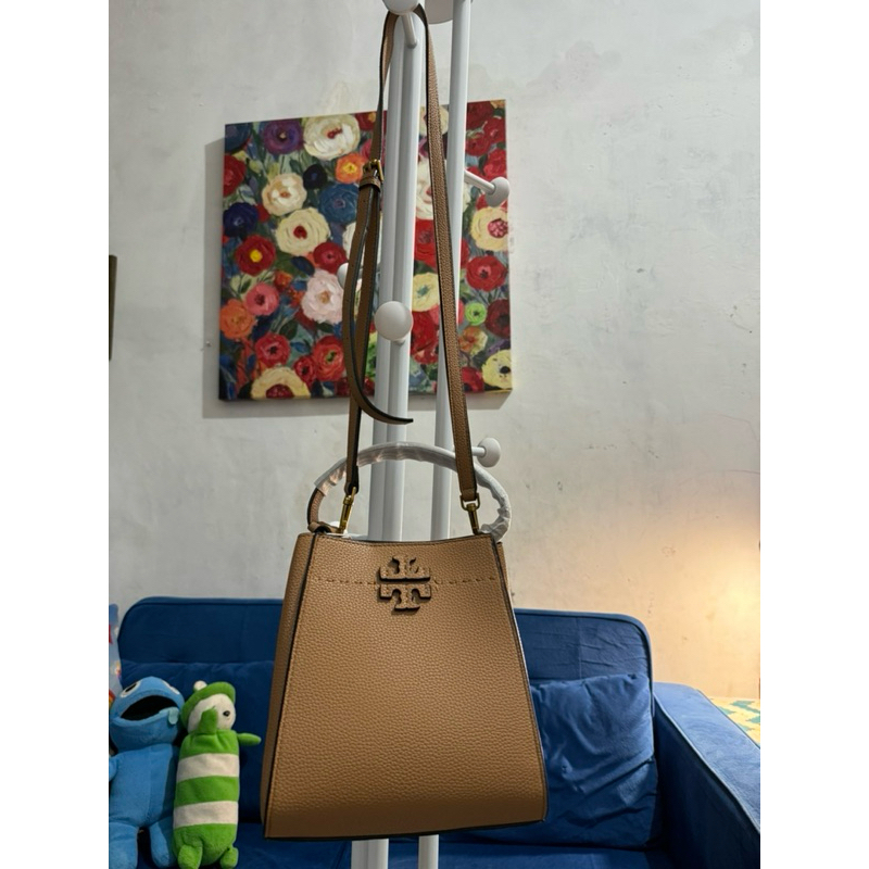 tb sling/tb bucket bag/MCGRAW bucket mini/tb 2in1 bucket/tb tas wanita/tory burch